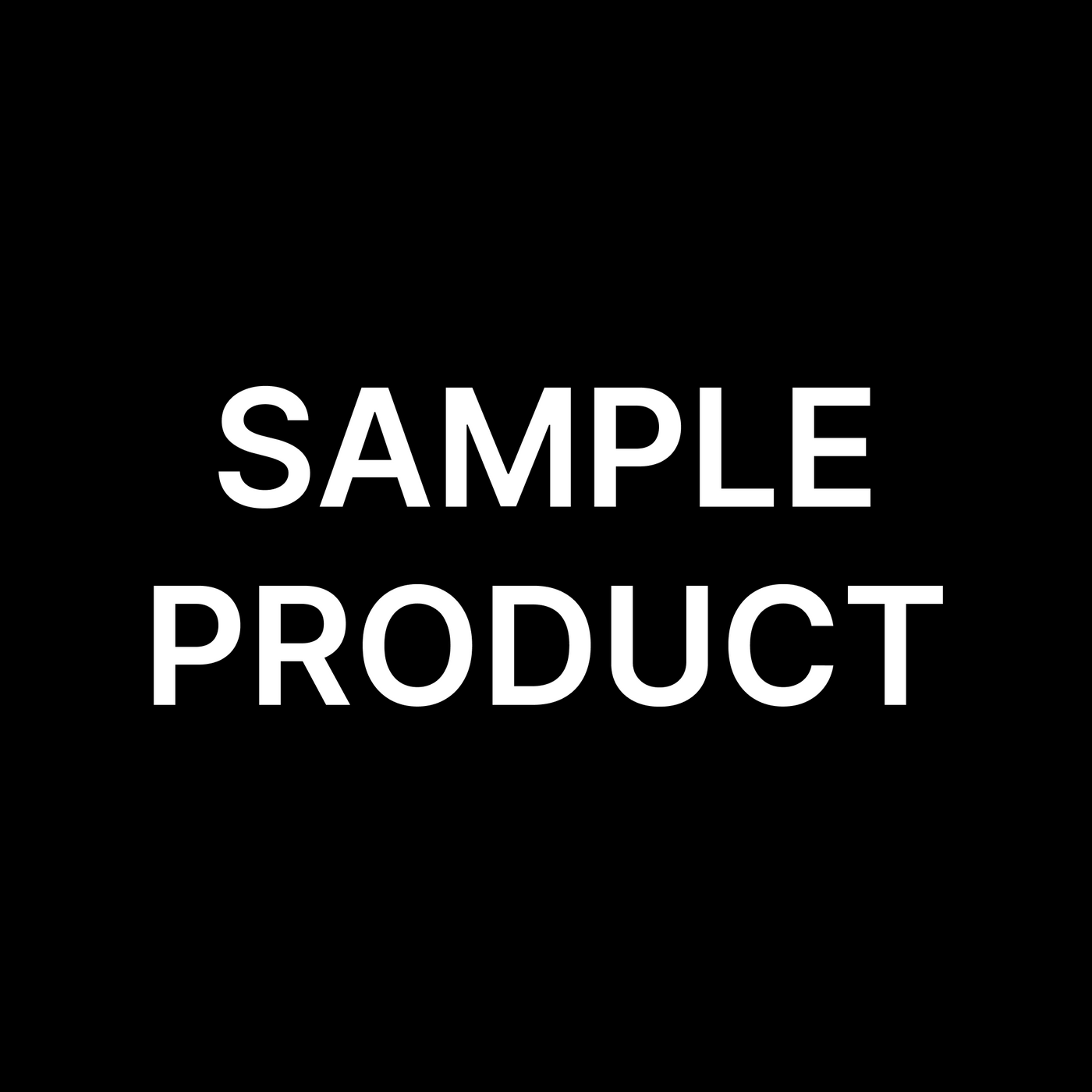 Product Sample